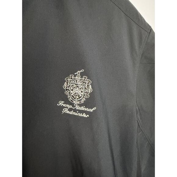 Polo Golf Ralph Lauren Water Resistant Short Sleeve Windbreaker Jacket Black M - Picture 3 of 13